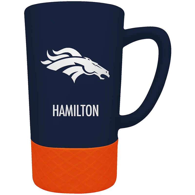 Denver Broncos Team Logo 16oz. Personalized Laser Etched Jump Mug