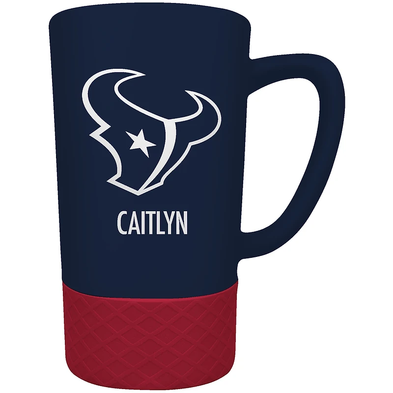 Houston Texans Team Logo 16oz. Personalized Laser Etched Jump Mug