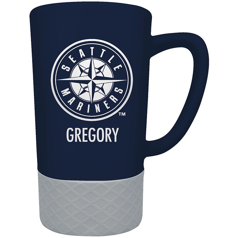 Seattle Mariners Team Logo 16oz. Personalized Laser Etched Jump Mug