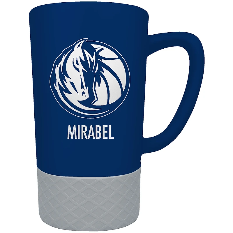 Dallas Mavericks Team Logo 16oz. Personalized Laser Etched Jump Mug