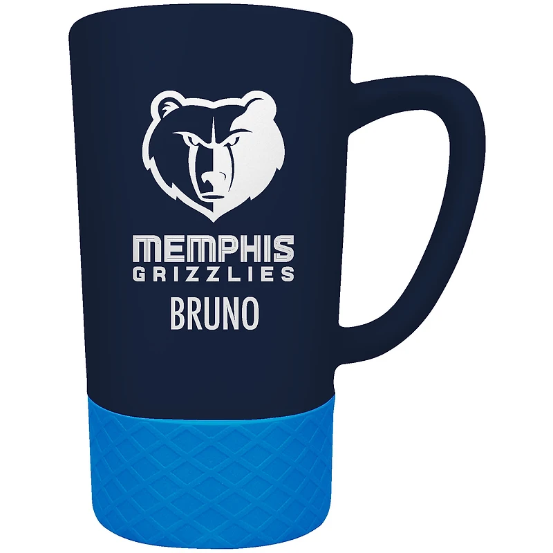 Memphis Grizzlies Team Logo 16oz. Personalized Laser Etched Jump Mug