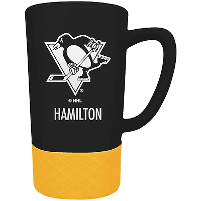 Pittsburgh Penguins Team Logo 16oz. Personalized Laser Etched Jump Mug