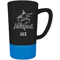 Miami Marlins Team Logo 16oz. Personalized Laser Etched Jump Mug