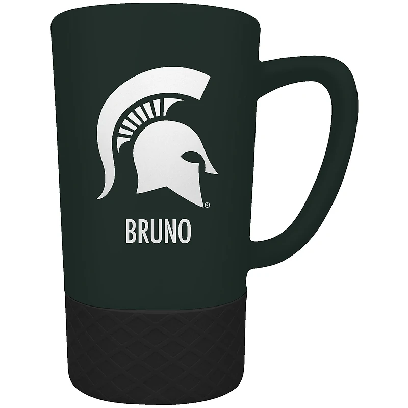 Michigan State Spartans Team Logo 16oz. Personalized Laser Etched Jump Mug