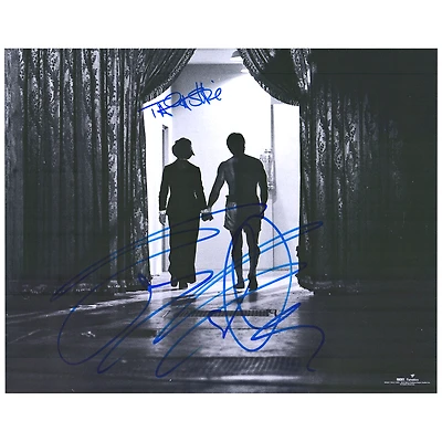 Sylvester Stallone & Talia Shire Rocky Multi-Signed 16" x 20" Black & White Holding Hands with Adrian Photograph