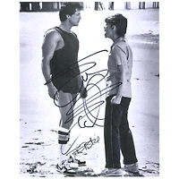Sylvester Stallone & Talia Shire Rocky III Multi-Signed 16" x 20" on the Beach Photograph