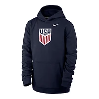 Youth Nike Navy USMNT Club Fleece Pullover Hoodie