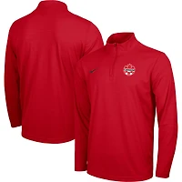 Men's Nike Red Canada Soccer Intensity Performance Quarter-Zip Top