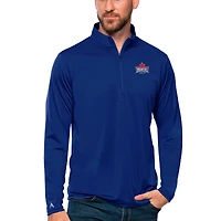 Men's Antigua Royal Toronto Rock Tribute Quarter-Zip Pullover Top