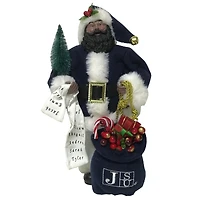 Navy Jackson State Tigers 12'' Santa