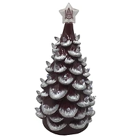 Maroon Alabama A&M Bulldogs 14'' Ceramic Tree