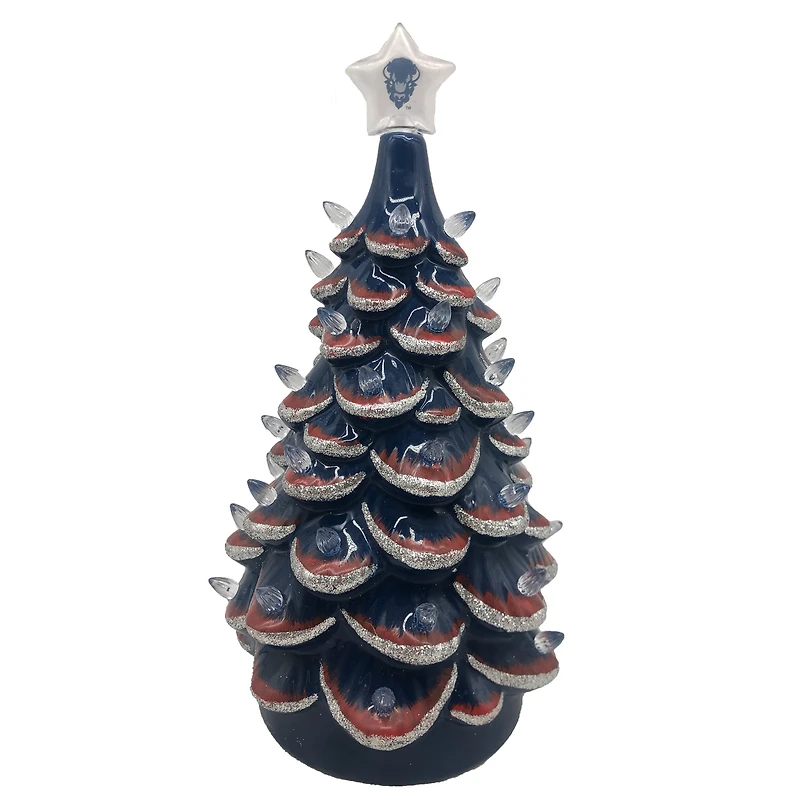 Navy Howard Bison 14'' Ceramic Tree