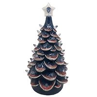 Navy Howard Bison 14'' Ceramic Tree