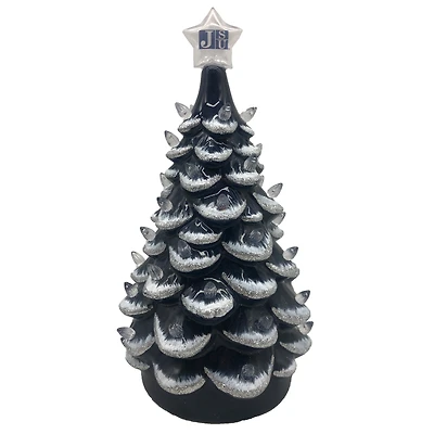 Navy Jackson State Tigers 14'' Ceramic Tree
