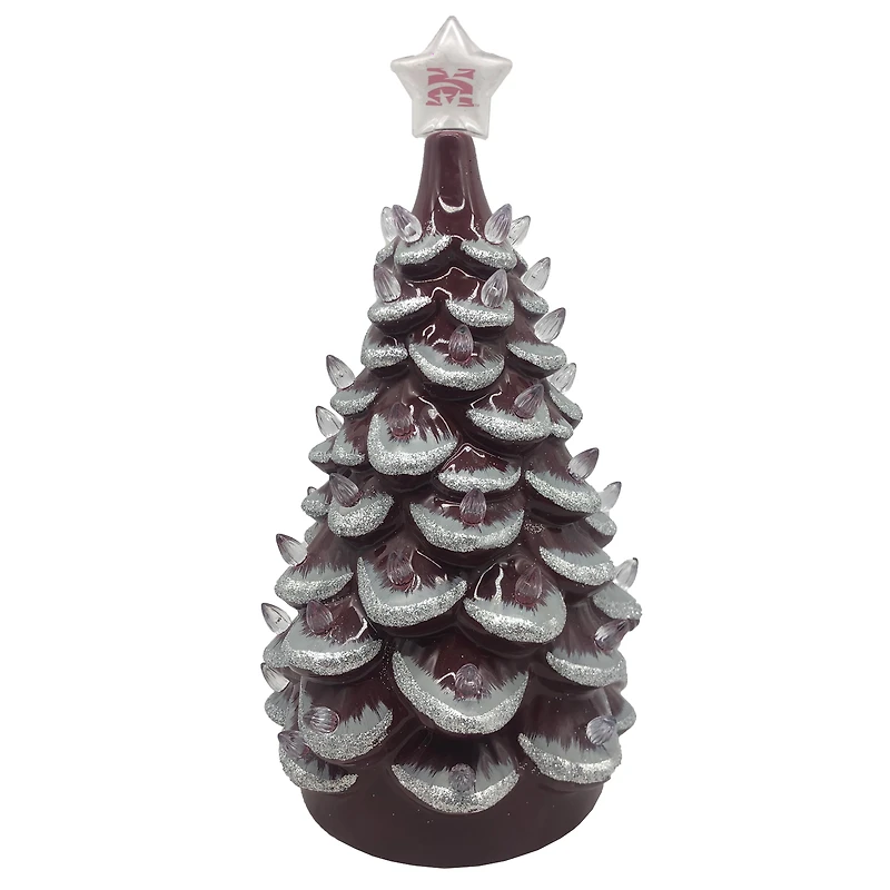 Maroon Morehouse Maroon Tigers 14'' Ceramic Tree