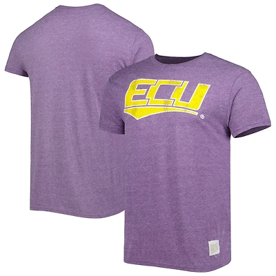 Men's Original Retro Brand Purple ECU Pirates Flying Vault Tri-Blend T-Shirt