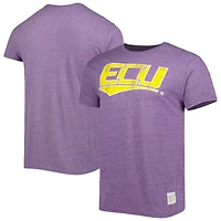 Men's Original Retro Brand Purple ECU Pirates Flying Vault Tri-Blend T-Shirt