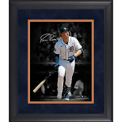 Spencer Torkelson Detroit Tigers Autographed Framed 11" x 14" Bat Drop Spotlight Photograph