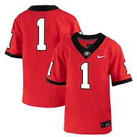 Toddler Nike #1 Red Georgia Bulldogs Untouchable Football Jersey