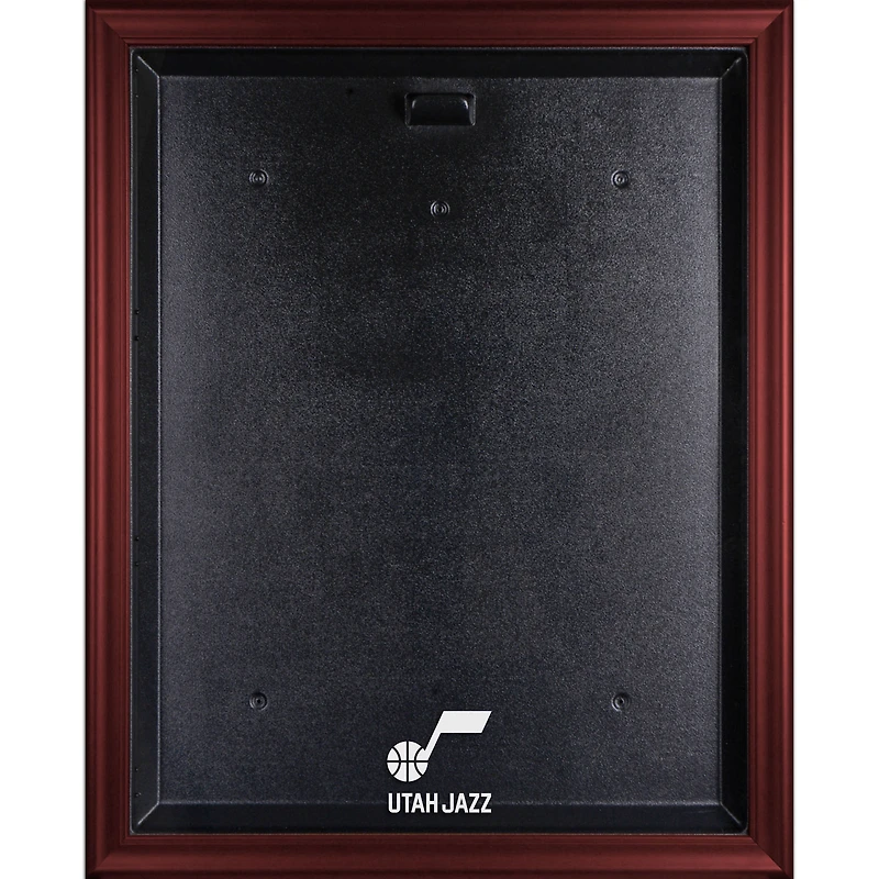 Utah Jazz Mahogany Framed Logo Jersey Display Case