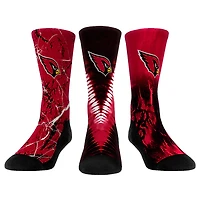 Youth Rock Em Socks Arizona Cardinals 3-Pack Crew Socks Set