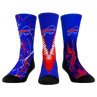 Youth Rock Em Socks Buffalo Bills 3-Pack Crew Socks Set