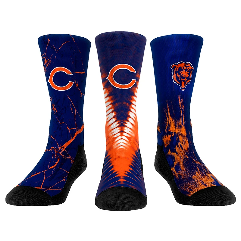 Youth Rock Em Socks Chicago Bears 3-Pack Crew Socks Set