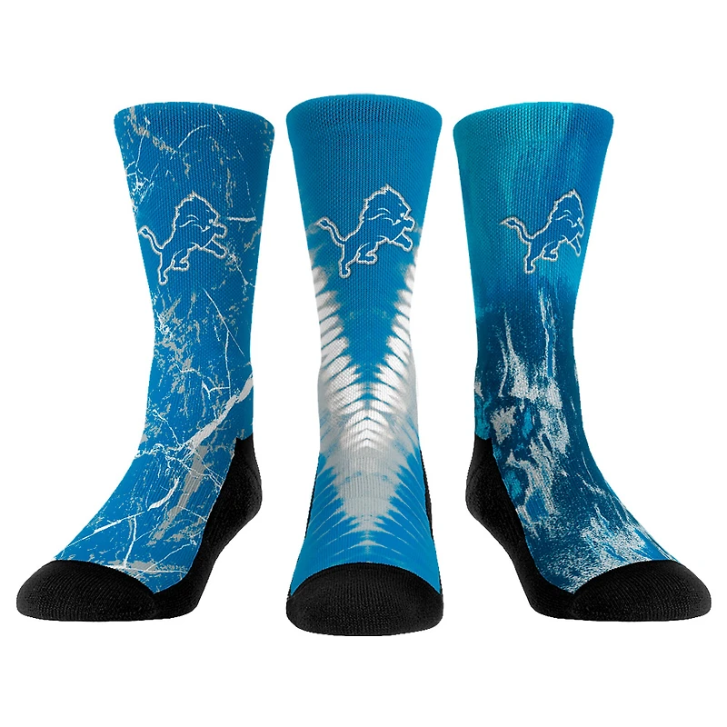 Youth Rock Em Socks Detroit Lions 3-Pack Crew Socks Set