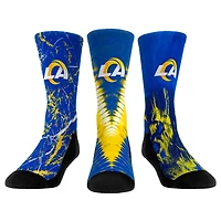 Youth Rock Em Socks Los Angeles Rams 3-Pack Crew Socks Set