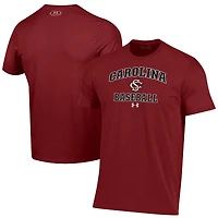 Men's Under Armour Garnet South Carolina Gamecocks Baseball Performance T-Shirt