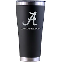 Alabama Crimson Tide Personalized 30oz. Laser Etched Black Tumbler