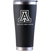 Arizona Wildcats Personalized 30oz. Laser Etched Black Tumbler