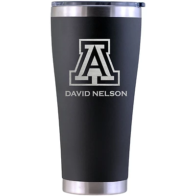 Arizona Wildcats Personalized 30oz. Laser Etched Black Tumbler