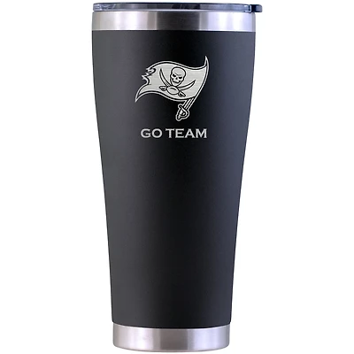 Tampa Bay Buccaneers Personalized 30oz. Laser Etched Black Tumbler
