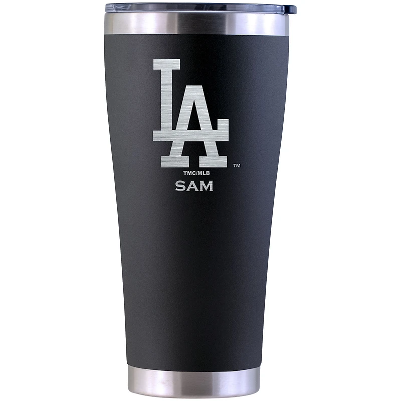 Los Angeles Dodgers Personalized 30oz. Laser Etched Black Tumbler