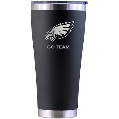 Philadelphia Eagles Personalized 30oz. Laser Etched Black Tumbler