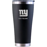New York Giants Personalized 30oz. Laser Etched Black Tumbler