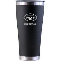 New York Jets Personalized 30oz. Laser Etched Black Tumbler