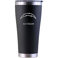 Los Angeles Chargers Personalized 30oz. Laser Etched Black Tumbler