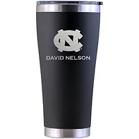 North Carolina Tar Heels Personalized 30oz. Laser Etched Black Tumbler