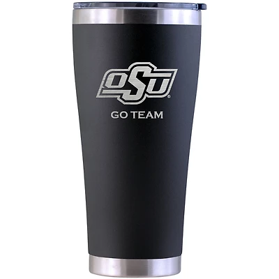 Oklahoma State Cowboys Personalized 30oz. Laser Etched Black Tumbler