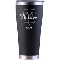 Philadelphia Phillies Personalized 30oz. Laser Etched Black Tumbler