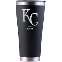 Kansas City Royals Personalized 30oz. Laser Etched Black Tumbler