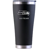Seattle Seahawks Personalized 30oz. Laser Etched Black Tumbler
