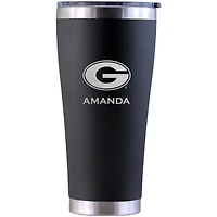 Georgia Bulldogs Personalized 30oz. Laser Etched Black Tumbler
