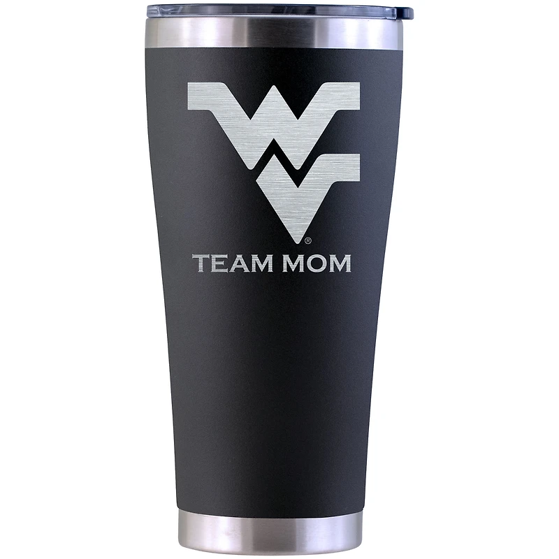 West Virginia Mountaineers Personalized 30oz. Laser Etched Black Tumbler