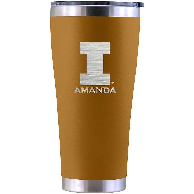 Illinois Fighting Illini Personalized 30oz. Laser Etched Canyon Tumbler
