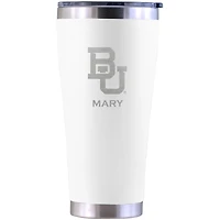 Baylor Bears Personalized 30oz. Laser Etched White Tumbler