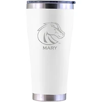 Boise State Broncos Personalized 30oz. Laser Etched White Tumbler