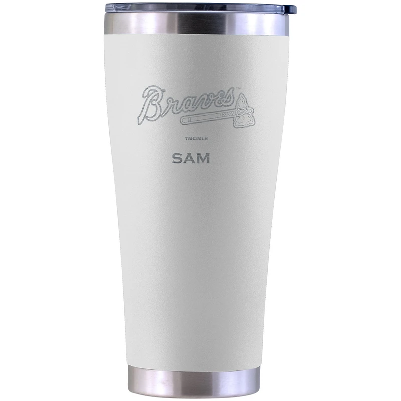 Atlanta Braves Personalized 30oz. Laser Etched Tumbler